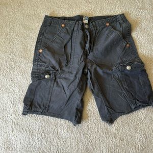True religion cargo shorts, size 38